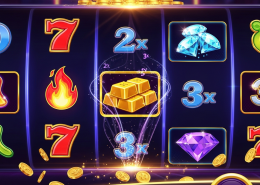 Vibrant and dynamic online slot machine interface showing spinning reels with winning symbols and celebratory effects, representing a premium, specialized slot gaming platform.