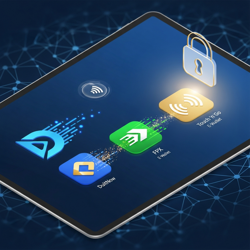 Menunjukkan kaedah pengeluaran kecemasan yang selamat dan pantas tersedia untuk pemain Malaysia, menonjolkan pilihan pembayaran tempatan.