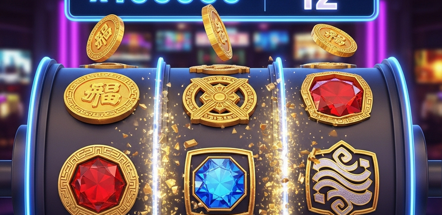 Vibrant PGSoft-style online slot machine interface showing a massive x10000 multiplier during a free spins round, with cascading winning symbols and glowing effects, representing high-potential gameplay.
