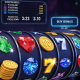 Dynamic online slot machine interface with spinning reels, a glowing 'Buy Bonus' button, and an integrated tournament leaderboard, representing advanced casino slot strategies.
