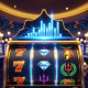 Dynamic online slot machine interface with spinning reels, high-value symbols, and a glowing progressive jackpot meter, representing Playtech slots for Malaysian players.