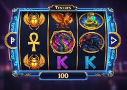 Vibrant progressive jackpot slot machine interface showing spinning reels with winning symbols and multiplier effects on a premium online casino platform, reflecting high RTP potential.