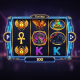 Vibrant progressive jackpot slot machine interface showing spinning reels with winning symbols and multiplier effects on a premium online casino platform, reflecting high RTP potential.