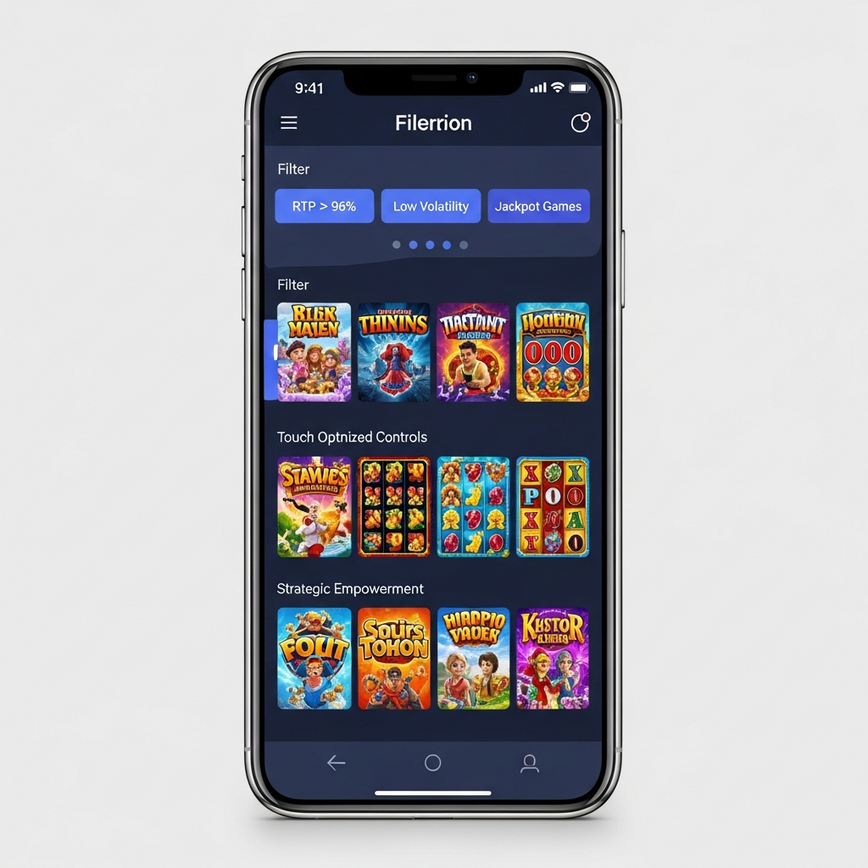 Menggambarkan reka bentuk yang mengutamakan mudah alih, kecekapan data, dan keupayaan penapisan permainan platform deposit RM10 yang berkualiti, memperkasakan pemain bajet.