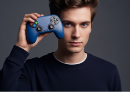 A modern smartphone displaying a secure online slot game in a browser with a green padlock, surrounded by digital security shields and data streams, symbolizing protection against malicious APKs.