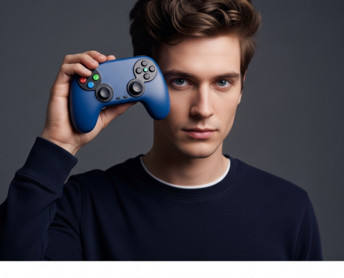 A modern smartphone displaying a secure online slot game in a browser with a green padlock, surrounded by digital security shields and data streams, symbolizing protection against malicious APKs.