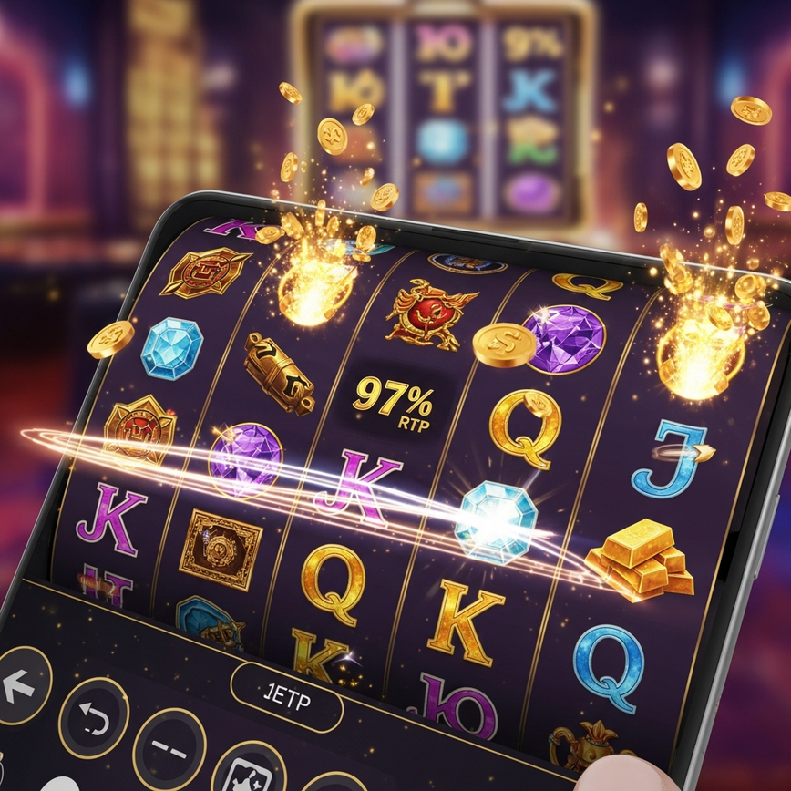 Illustrates the Jili Slots Collection, emphasizing mobile-first design, high RTP, and exciting gameplay.