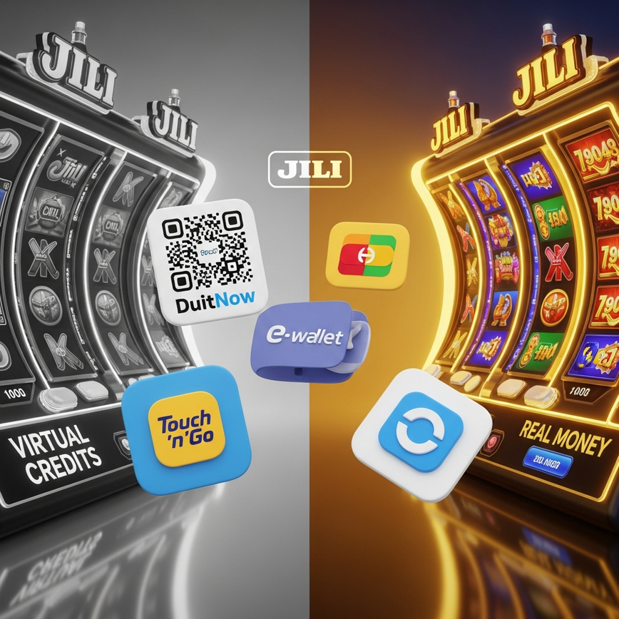 To create a conceptual image that visually represents the seamless transition from risk-free demo play to real-money gaming, highlighting the payment methods available.