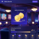 Vibrant online casino daily quests dashboard showing a completed quest, gold coin rewards, and XP gain with a progress bar for rolling requirements.