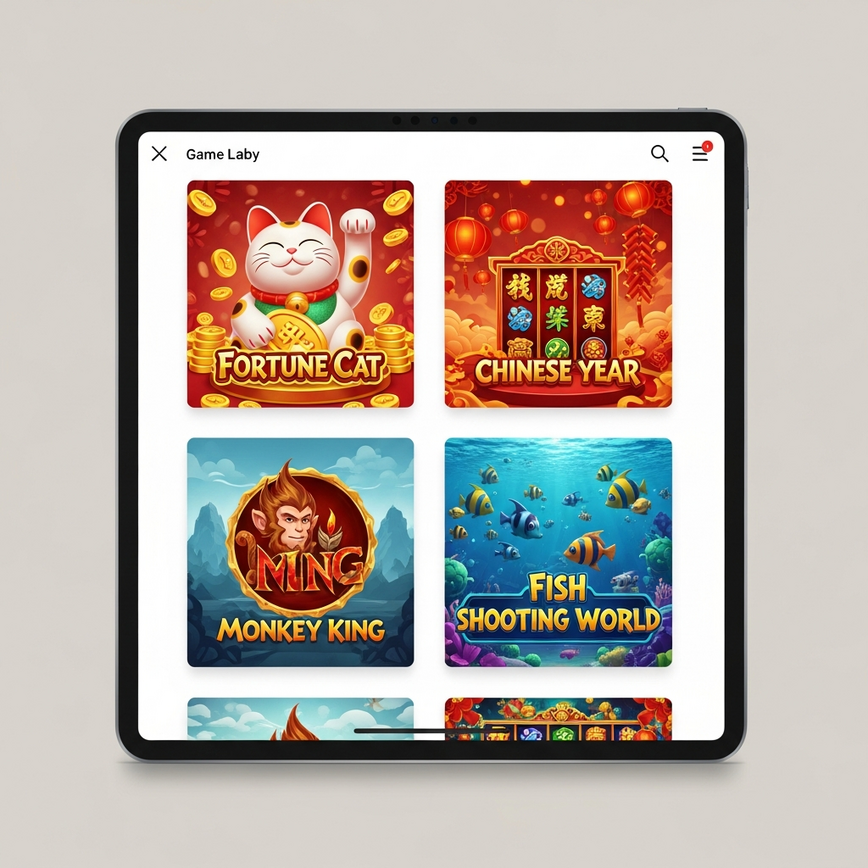 To visually represent the variety of culturally and seasonally relevant themes in Fa Chai's game portfolio, as discussed in the article.