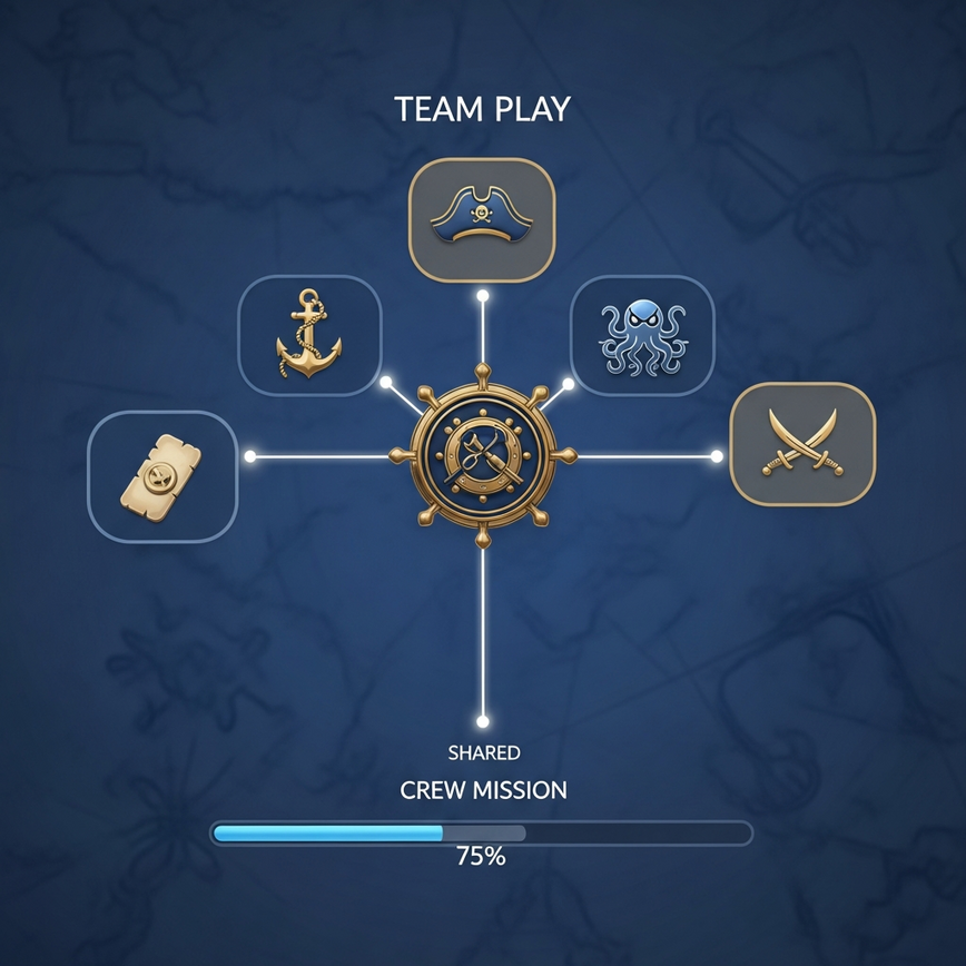 To illustrate the concept of the collaborative 'Team Play Guild System', contrasting it with traditional individualistic competition.