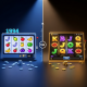 An artistic representation of the evolution of online slots, showing a 1994-style pixelated game transitioning into a modern 4K slot interface, symbolizing Microgaming's history.
