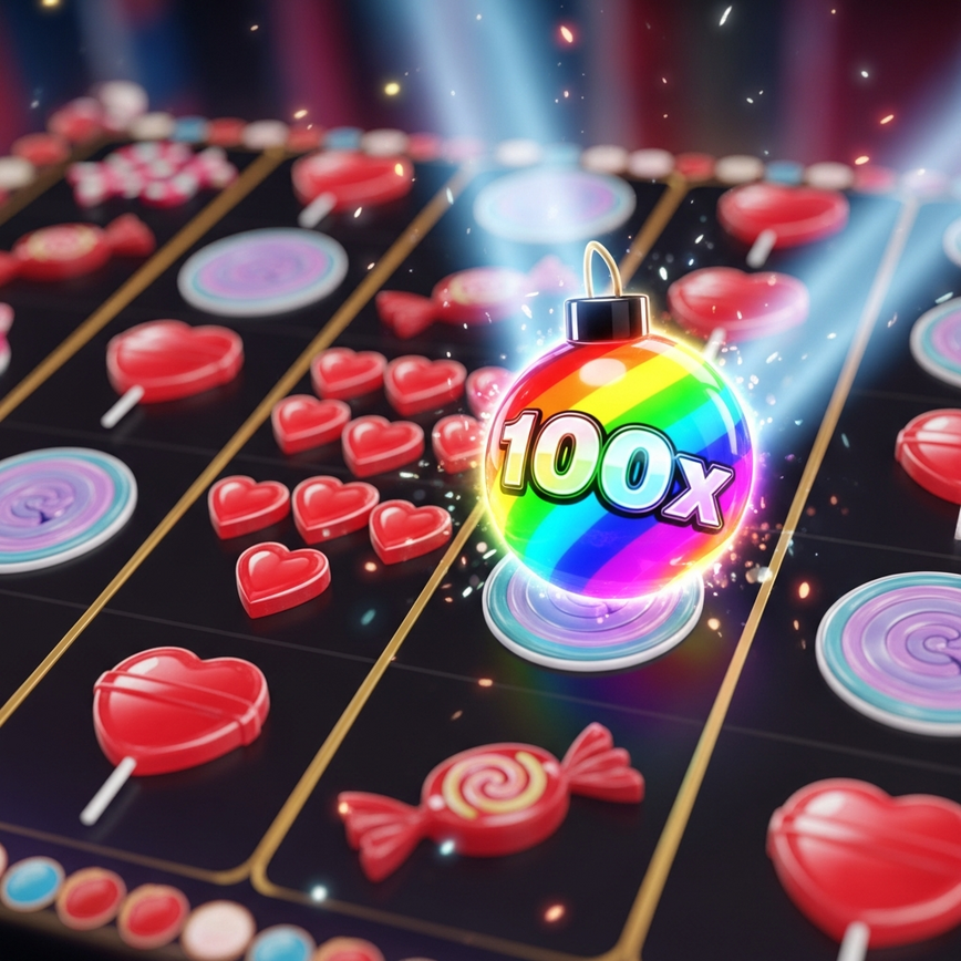 To illustrate the high-potential free spins bonus round, focusing on the powerful multiplier symbols that are key to big wins in Sweet Bonanza.